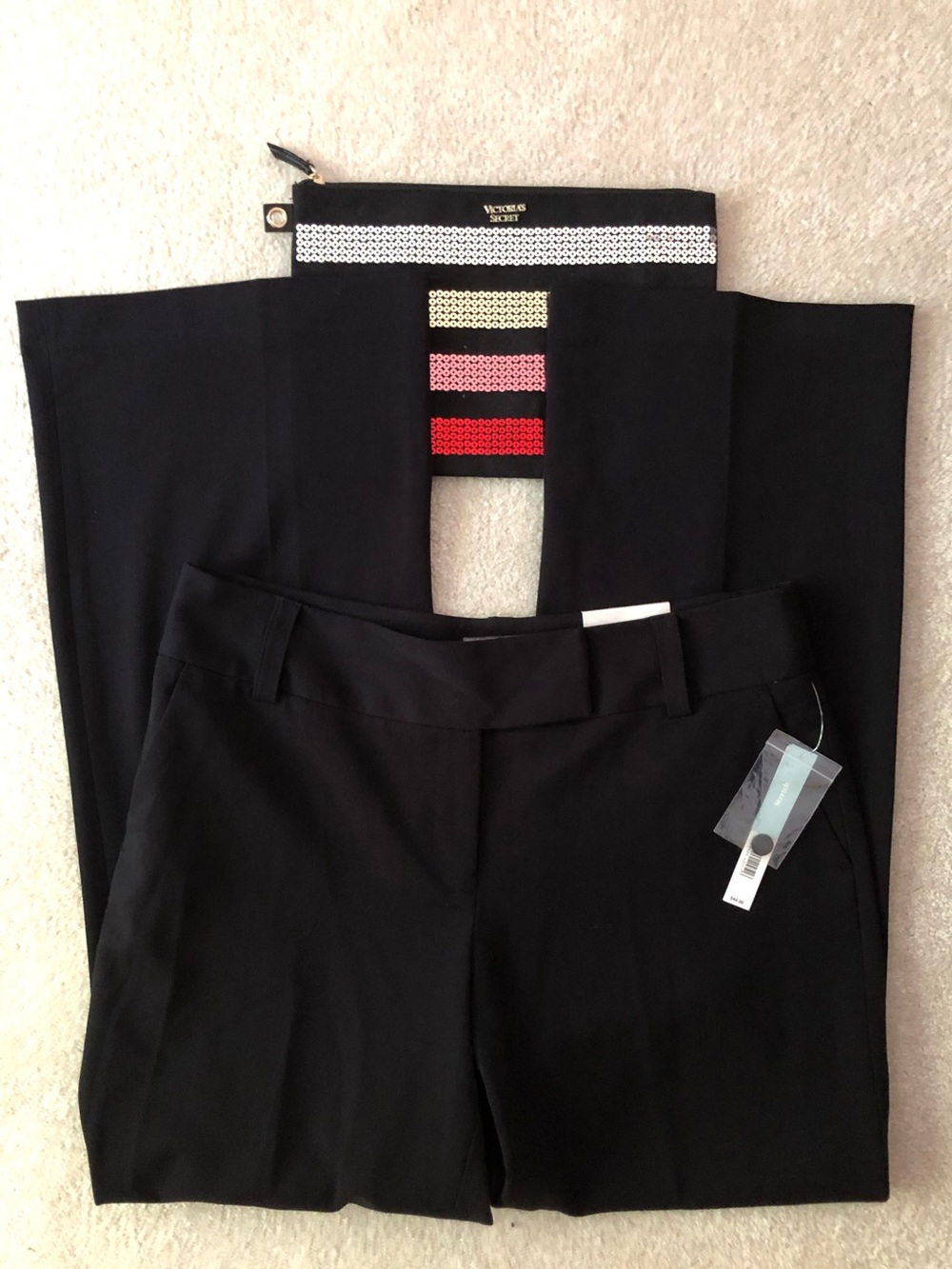 NEW Apt.9 Black Bootcut Maxwell Trousers Size 12